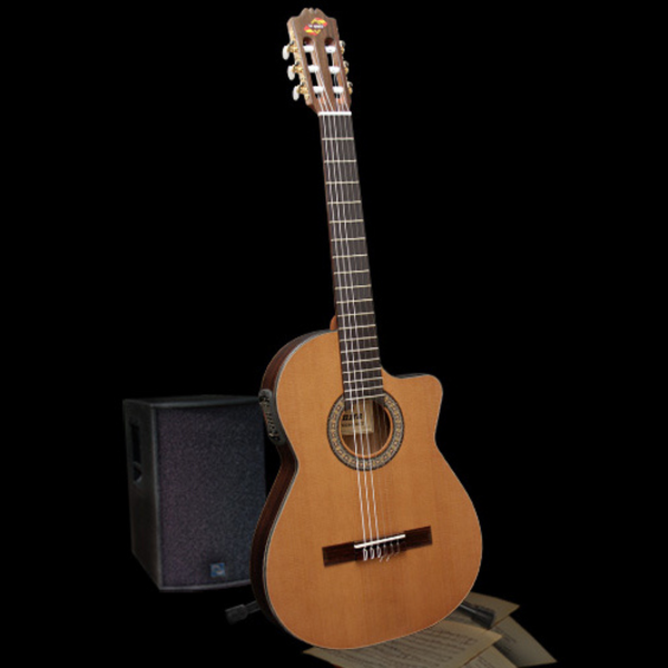 Admira Virtuoso-ECT Classical Guitar Electric/Cutaway Thin