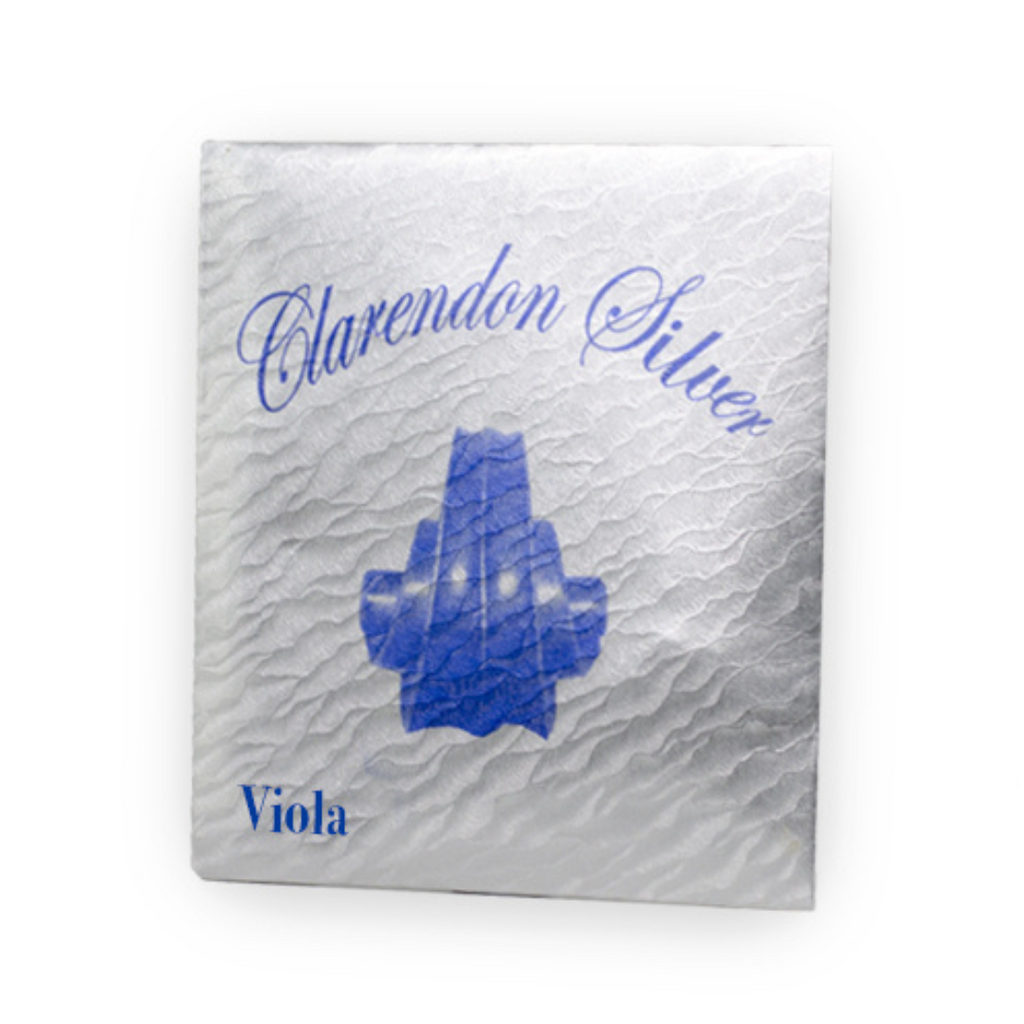 Clarendon Silver Viola Set 12in