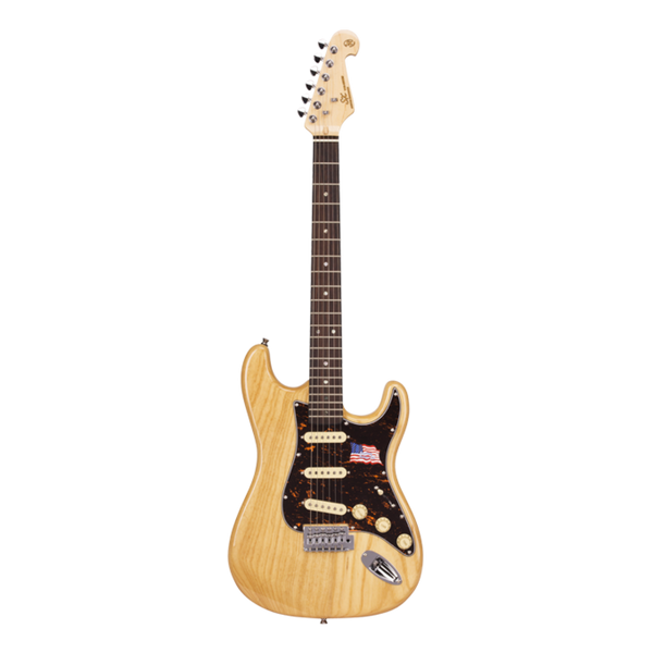 SX ASH2R Strat Electric guitar (American Swamp Ash Body)