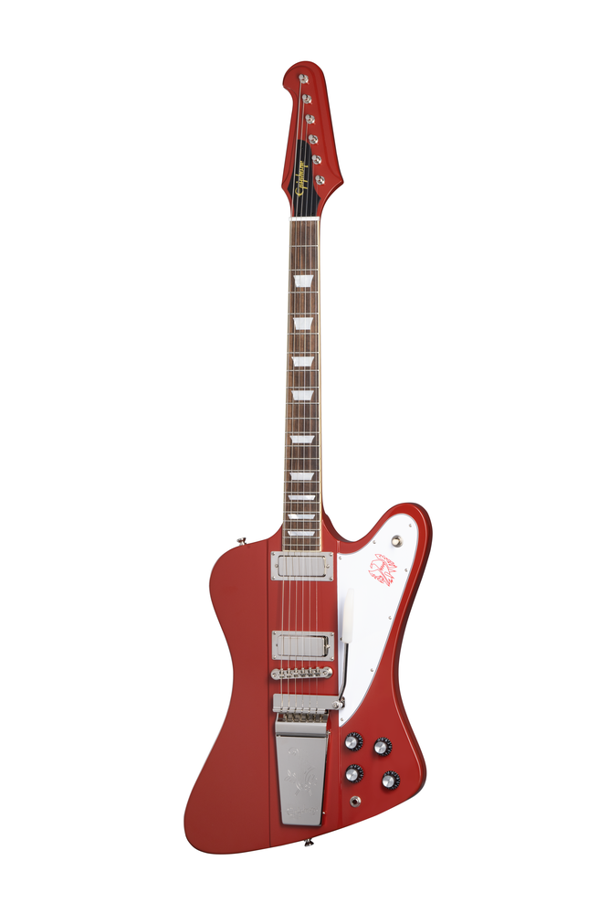 Epiphone 1963 Firebird V Maestro In Case Ember Red