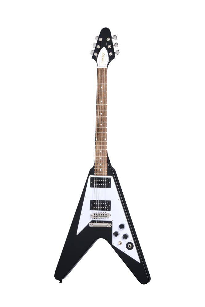 Epiphone Kirk Hammett 1979 Flying V Ebony Including Hard case