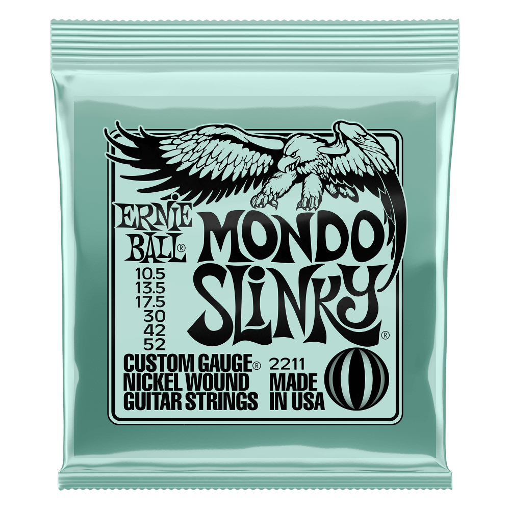 Ernie Ball Mondo Slinky Nickel Wound Electric Guitar Strings 10.5-52. Inc FREE SHIPPING