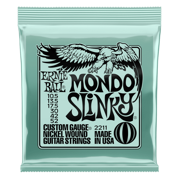 Ernie Ball Mondo Slinky Nickel Wound Electric Guitar Strings 10.5-52. Inc FREE SHIPPING