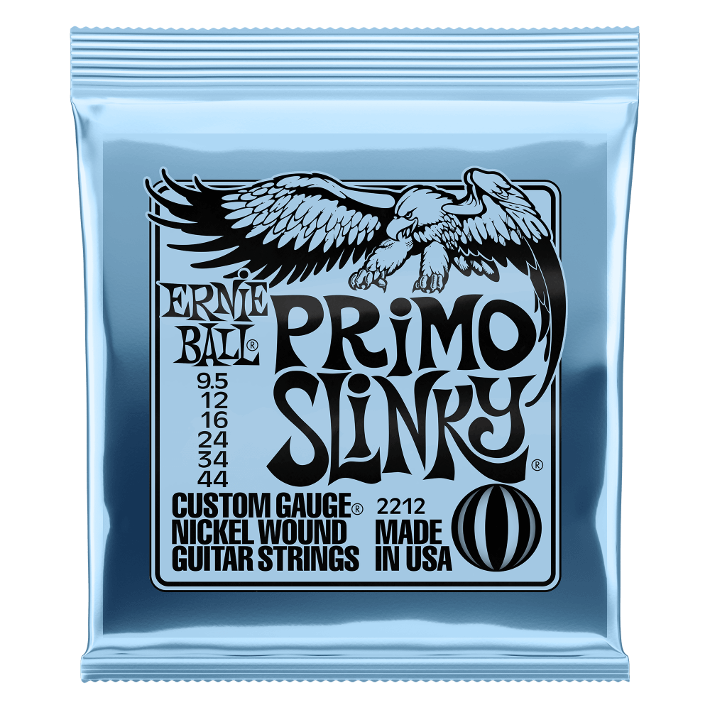 Ernie Ball Primo Slinky Nickel Wound Electric Guitar Strings 9.5-44. Inc FREE SHIPPING