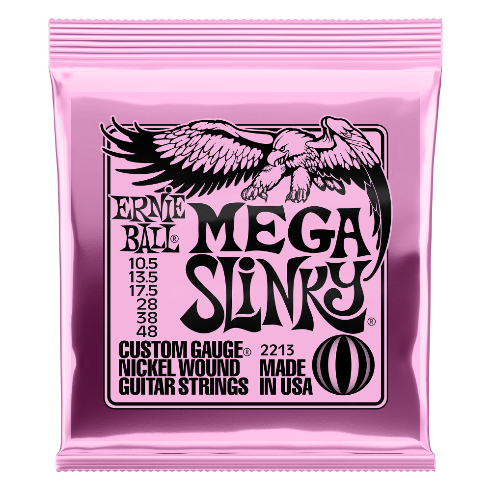 Ernie Ball Mega Slinky Nickel Wound Electric Guitar Strings 10.5-48. Inc. FREE SHIPPING