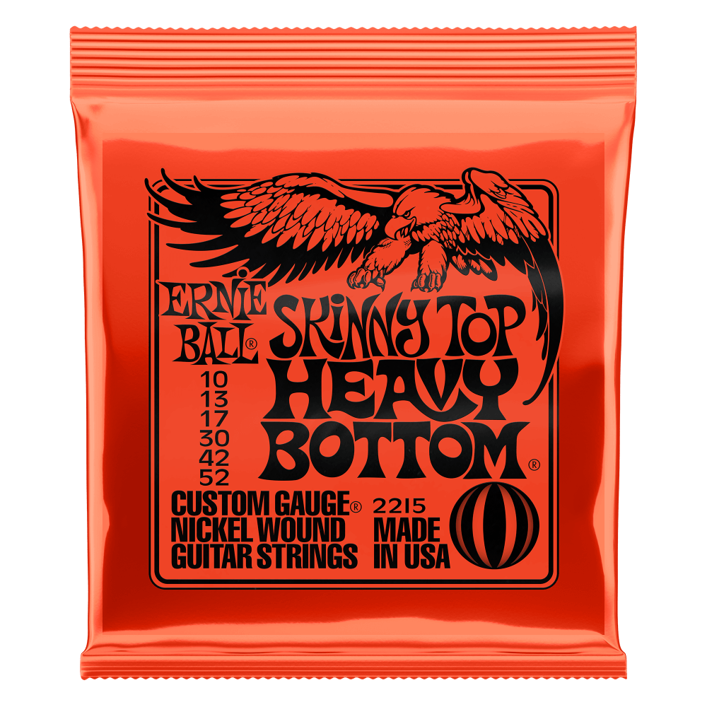 Ernie Ball Skinny Top Heavy Bottom Slinky Nickel Wound Electric Guitar Strings 10-52. Inc FREE SHIPPING