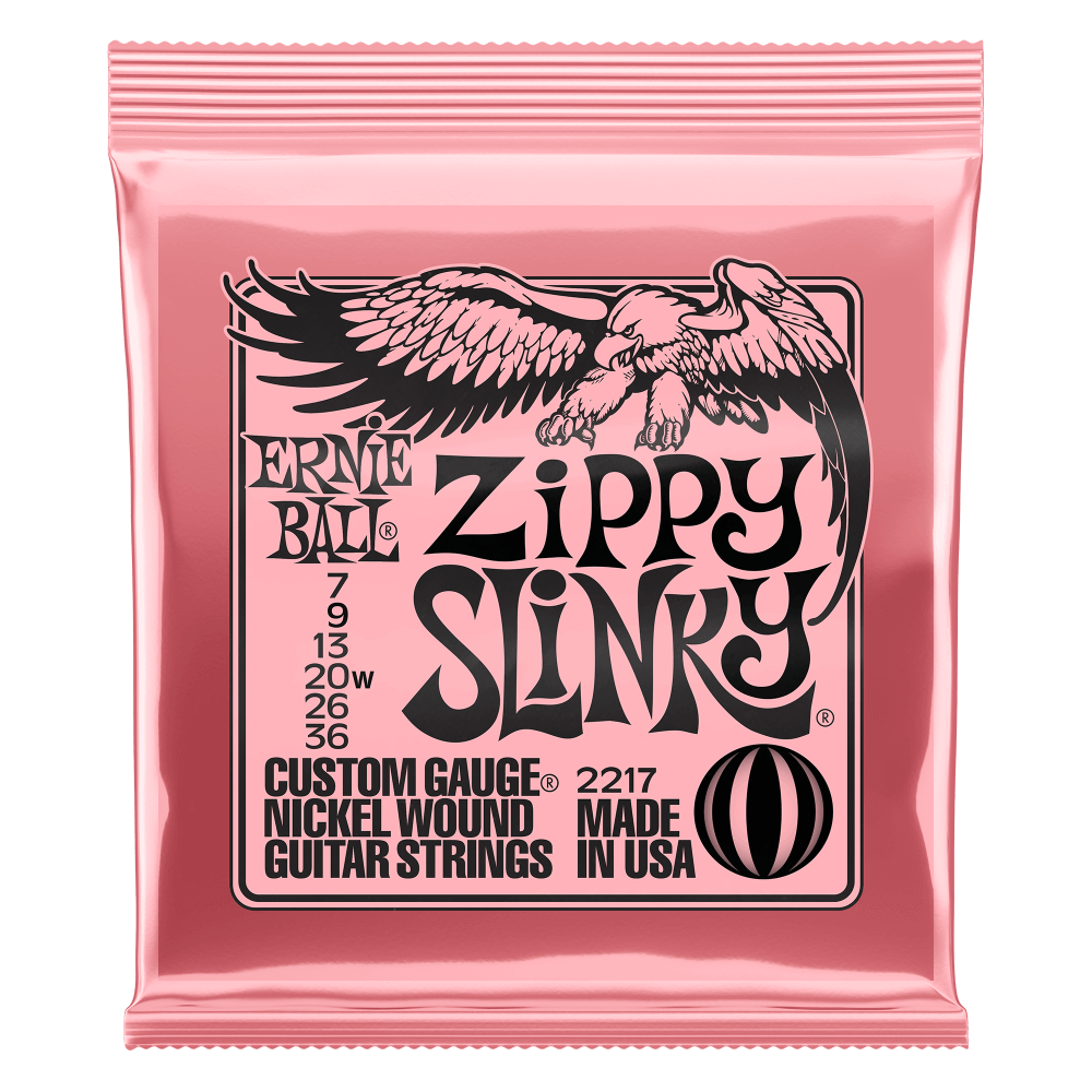 Ernie Ball Zippy Slinky Nickel Wound Electric Guitar Strings 7-36. Inc FREE SHIPPING