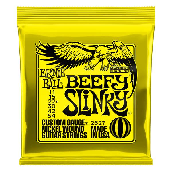 Ernie Ball Beefy Slinky Nickel Wound Electric Guitar Strings 11-54. Inc FREE SHIPPING