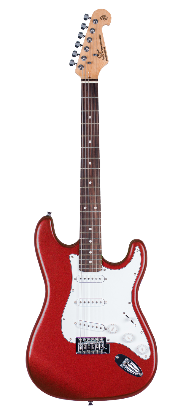 SX SE1SKCAR Electric Guitar Pack Candy Apple Red