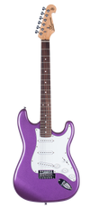 SX SE1SKMP Electric Guitar Pack Metallic Purple