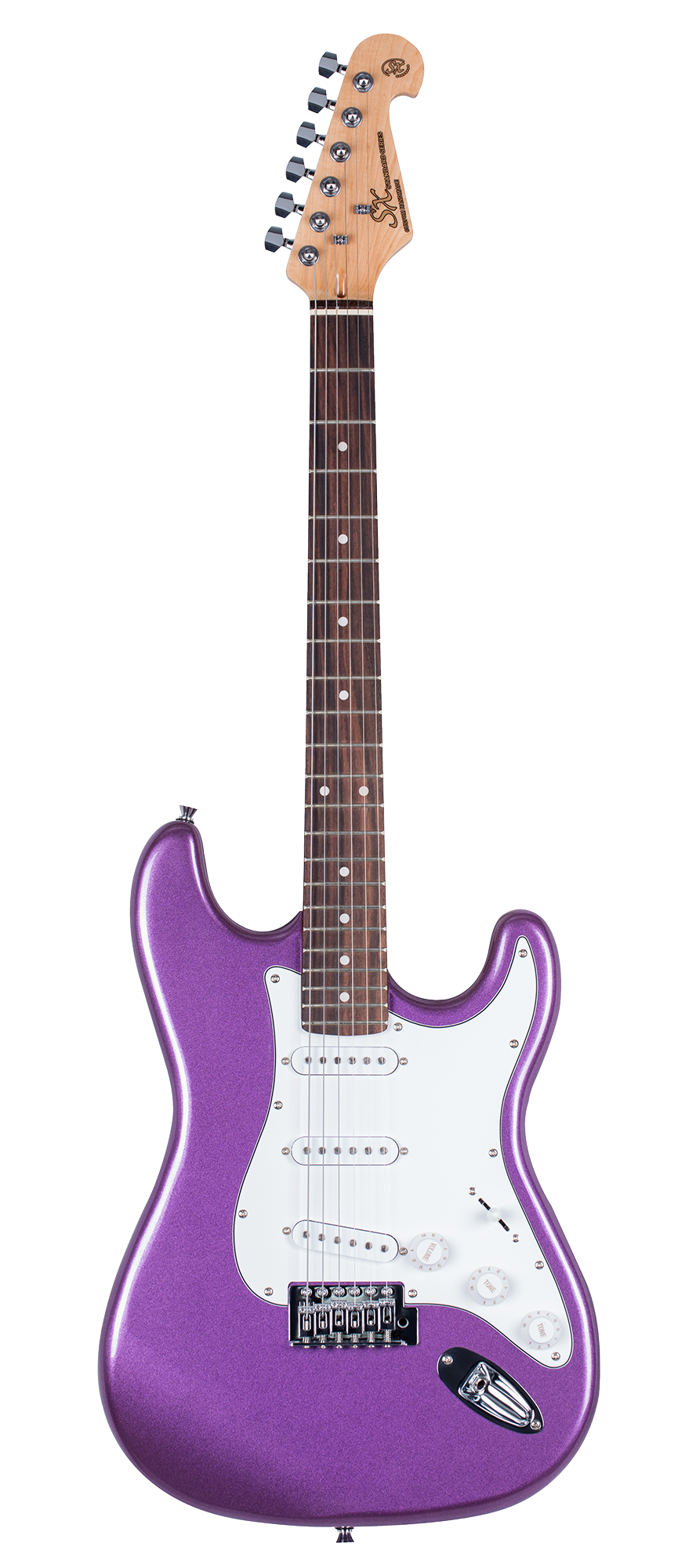 SX SE1SKMP Electric Guitar Pack Metallic Purple