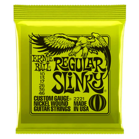 Ernie Ball Regular Slinky Nickel Wound Electric Guitar Strings 10-46. Inc FREE SHIPPING