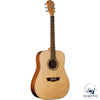 Washburn WD7S-A-U Harvest Dreadnought Acoustic Guitar. Natural Gloss